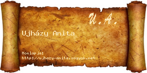 Ujházy Anita névjegykártya